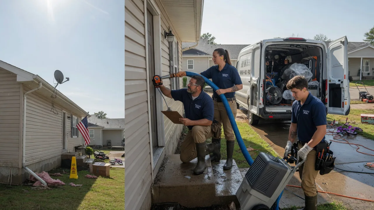 Ceiling Water Damage Restoration in Cole Camp, MO near me